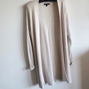 Banana Republic long cardigan size M, beige knit